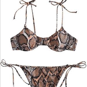 NEW SNAKESKIN BIKINI